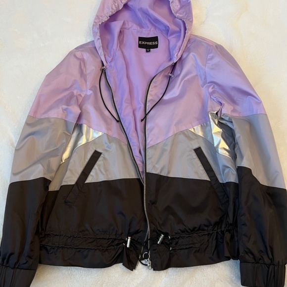 Express Color Block Windbreaker - Picture 2 of 4